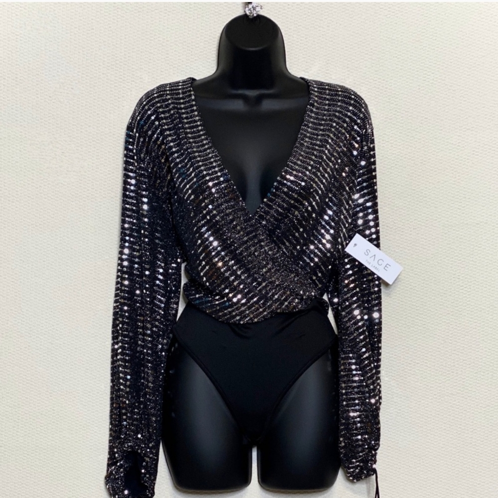 NWT Sage The Label Constellation Bodysuit Cro